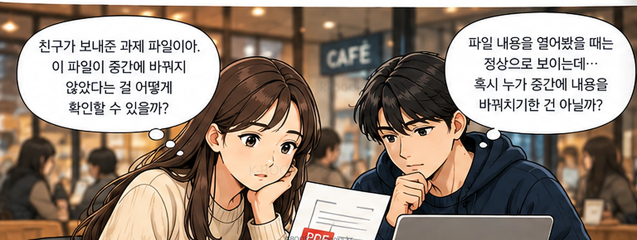 친구가 보내준 과제 파일을 같은 함수로 계산해 비교합니다. 기준 해시값을 어디에서 받았는지도 함께 확인해야 합니다.